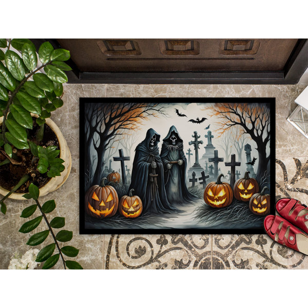 Janathean Non-Slip Halloween Doormat