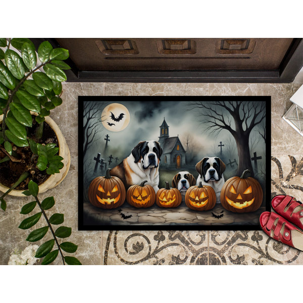 Nyshea Non-Slip Halloween Doormat