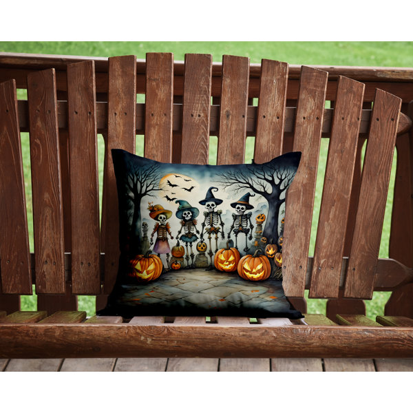 More Spooky Halloween Outdoor Throw Pillow