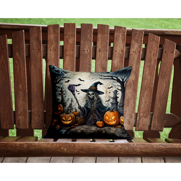 More Spooky Halloween Outdoor Throw Pillow