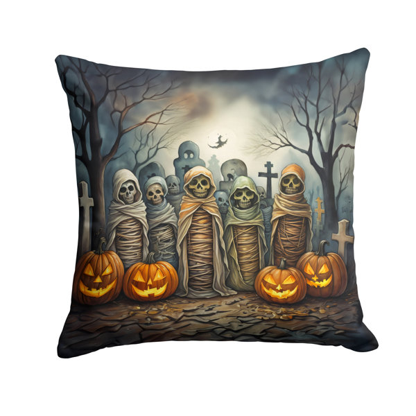 More Spooky Halloween Outdoor Throw Pillow