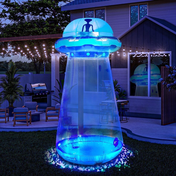 108″ H LED Lighted UFO Inflatable