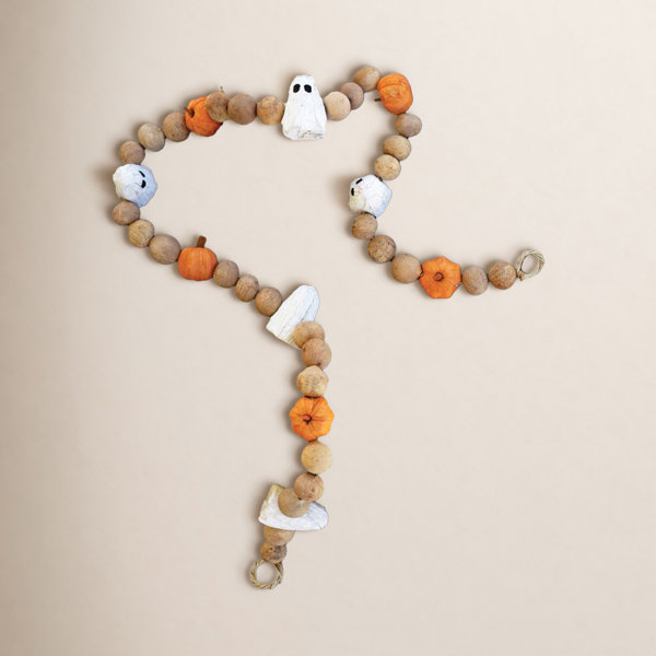 72″ Pumpkin and Gourd Halloween Garland