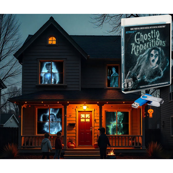 AtmosFX Halloween Digital Decoration on USB – Ghostly Apparitions