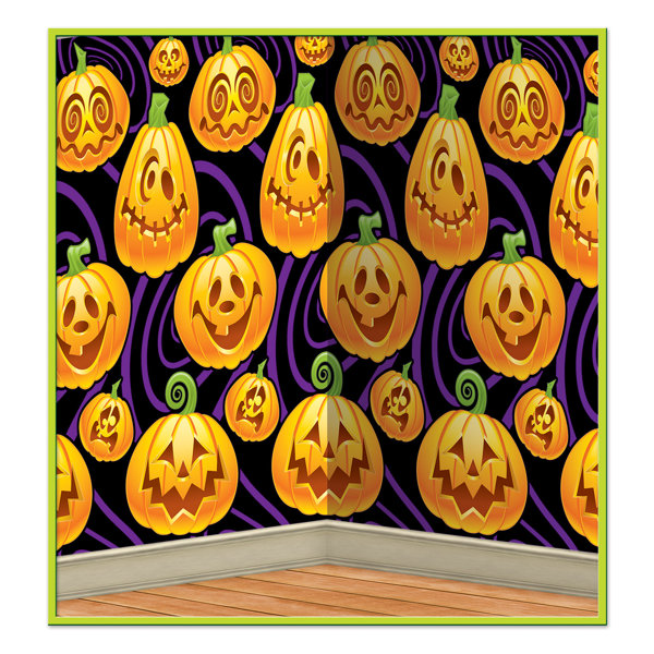 Halloween Jack-O-Lantern Backdrop
