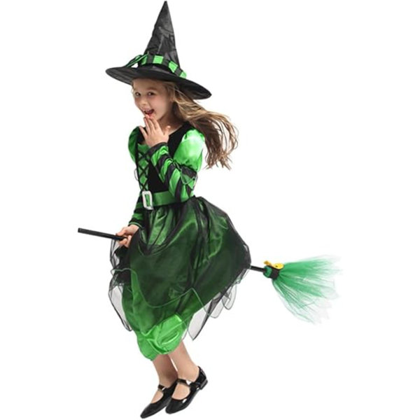 Narecte Halloween Costumes Halloween Costumes,Witch Costume Witch Costume,Kids Witch Costume