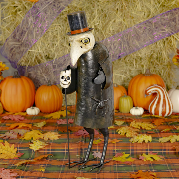 25.5in. Tall Iron Vulture Halloween Figurine – Vesper