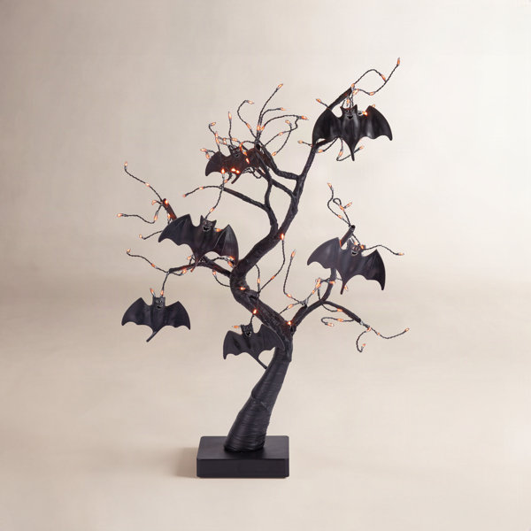 Hallmark Battery Black Willow Tree 2ft with Dual Color LEDs