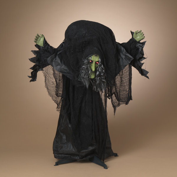 Animated Witch with Sound & Sensors 36″H – Try Me