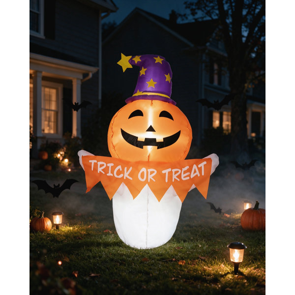 Halloween Lighted Ghost Decorative Accent