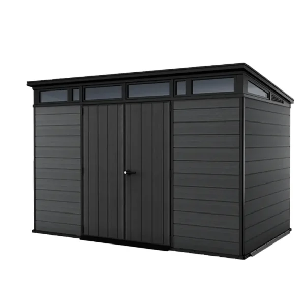 Keter Weather-Resistant Resin Storage Shed, 11 ft. x 7 ft. - Cortina